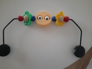 Pałąk zabawka zawieszka do bujaczka babybjorn nowy googly eyes