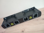 Laser RBGY 4 Layers Lights Show , duże wiązki, DMX, Sound kabel 5m Nowy