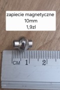 Zapięcie magnetyczne srebrne 10 mm magnes do biżuterii naszyjnik