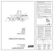CASE 62IF 72IF TIER4 Operator Maintenance Instrukcja obsługi konserwacji