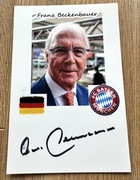 Ś. P. Franz Beckenbauer FIFA 100 - oryginalny autograf 10x15 cm