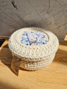 Koszyk ze sznurka Pamiątka pierwszej komuni świętej komunia 