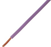 Przewód Instalacyjny 1x 0,5 mm² LgY H05V-K  Fioletowy 
