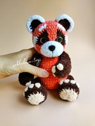 Zabawka pluszak czerwona panda maskotka przytulanka 