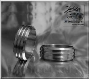 Szeroka tytanowa obrączka, obrączki z tytanu Tytan