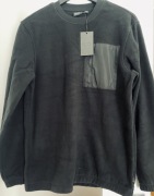 Bluza męska polarowa - polar czarny Only&Sons S