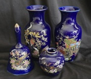 Wazaniki i dzwonek motyw orientalny japońska lub chińska VINTAGE, retro 