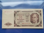 10 złotych 1948r seria AM  Stan I