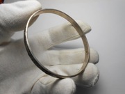 Piękna  Stara Bransoletka ze srebra, srebro, waga 21 g Średnica 7 cm   