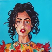 Obraz akryl "Twarz kobiety"