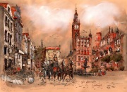 Gdańsk-21 x 30cm Akwarela 