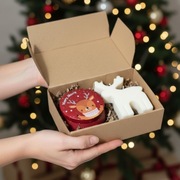 Świece sojowe o zapachu pierniczka korzenne zestaw prezent na Święta