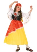 STRÓJ CYGANA CYGANKA KARNAWAŁ KOSTIUM 152