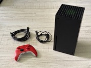 XBOX Series X (1TB czarny) + Pad XBOX czerwony + gra HOGWARTS LEGACY