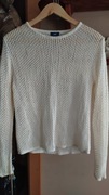 Lekki biały sweter