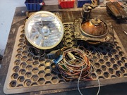 VW Golf 2 II lampy przednie clear Autopal regulacja wysokości 