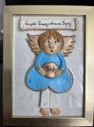 Pamiątka komunijna Anioł 