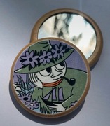 Bambusowe lusterko Włóczykij Muminki prezent 