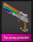 rainbow gun teczowy pistolet roblox murder mystery 2