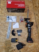 BX-3313 Szlifierka kątowa akumulatorowa + mini-piła 12” 2000 W. 2x24 V