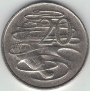 Australia 20 cents centów 1981 - 28,5 mm nr 1
