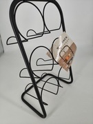 Stojak na wino czarny 