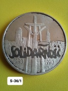 100 000 zł. SOLIDARNOŚĆ  1990 typ.A \36\