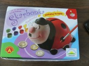 Skarbonka ceramiczna Biedronka do malowania 6 farb