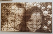 Puzzle z własną grafiką wypalane laserowo