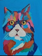 Abstrakcyjne kotki i pieski 