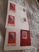 3 koperty /FDC/ZSRR - 100 lecie urodzin lenin