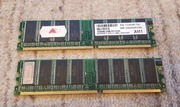 Pamięć ram DDR1 2x 256MB sprawna testowana