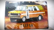 Metalowy Plakat Tarpan Polskie Auto PRL Blacha 20 x 30 cm