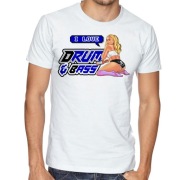 I love drum and bass t-shirt (wszystkie rozmiary i kolory) poziom