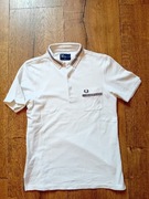 Fred Perry Polo Slim Fit M – Biały, świetny stan