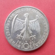 10 DM marki niemieckie srebro świetny stan! 1992r.