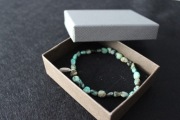 Bransoletka z turkusu naturalnego handmade