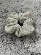 Gumka do włosów scrunchie handmade ręcznie robiona frotka błyszcząca