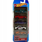 Hot Wheels - Nissan 5-Pack HLY73 Pięciopak.