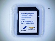 Karta SD - aktualizacja map Chevrolet Captiva EU 2025Q2