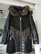 Kurtka kożuszek puchowa pikowana Ochnik z kapturem