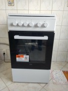 Nowa kuchenka BEKO FSE52020DWD gazowo-elektryczna z piekarnikiem 50 cm