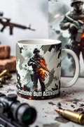 Battlefield 6 gra FPS strzelanka prezent dla gracza geeka kubek Ceramiczny 