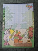 A5 DUŻA karteczka kolekcjonerska do segregatora 