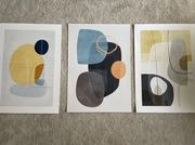 NOWE Plakaty Desenio x3 abstrakcja 