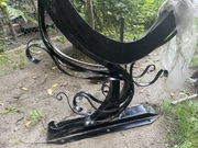 Szyld kuty, reklama, baner odrestaurowany. Podświetlany