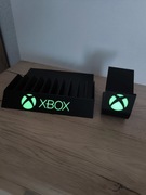 Stojak na gry i pada Xbox napis fluorescencyjny 