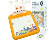 MAGNETYCZNA TABLICA KRÓLIK MAGNESY DŁUGOPIS UKŁADANKA 16 SZABLONÓW