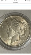Peace Dollar 1925 S USA, z błędem mennicy 1$ one dolar pokoju