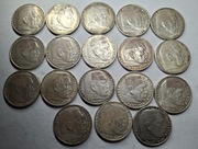 1 Monety srebrne 5 Marek Hindenburg Reichsmark 1935 1936 srebro 250g 18szt